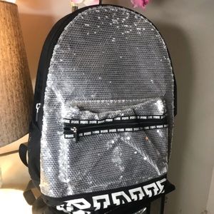 PINK Sequin Backpack